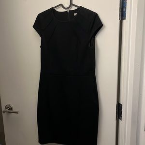 Black cap sleeve h&m dress